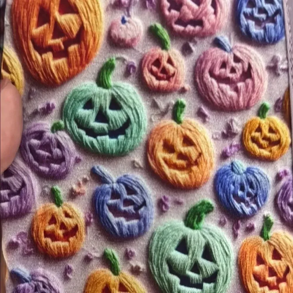 NWT-Halloween Pumpkin Print double zip One Piece- size 9-12months